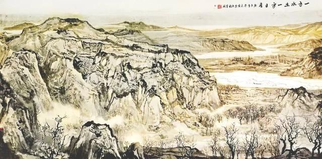 山水画$画家王爱忠国画山水画水墨艺术作品欣赏