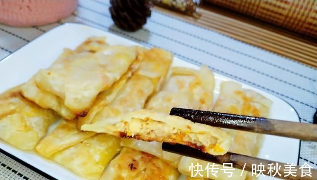 饺子皮|早餐,面包馒头不如它,不用揉面,平底锅一煎,5分钟出锅