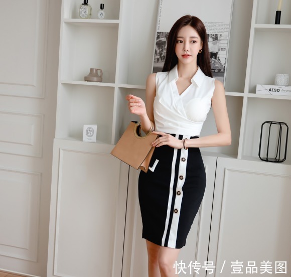 哑光|女神孙允珠时尚搭配：油墨哑光层叠交错的草花长裙