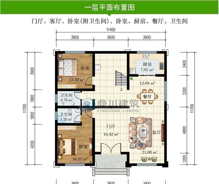 施工|5款农村平屋顶别墅，施工简单，农村的师傅都会做