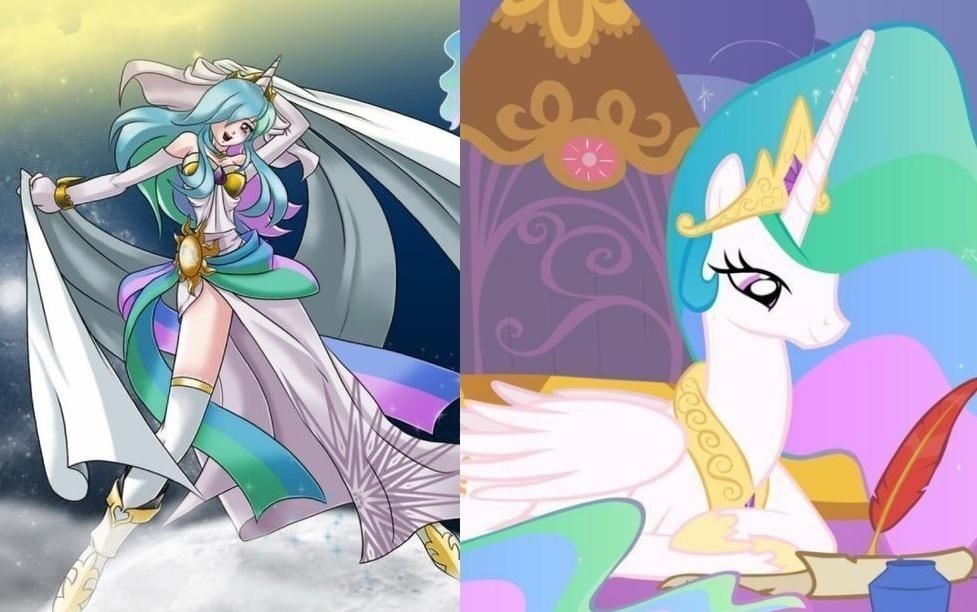 柔柔|少女風格的小馬寶莉擬人形象,柔柔可愛撩人,宇宙公主最高貴