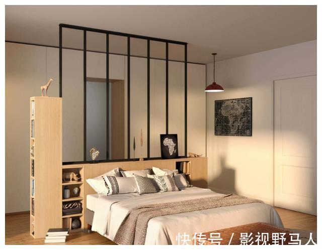 卧室|学她在卧室砌道墙，瞬间多出一房，能当作书房又能当衣帽间
