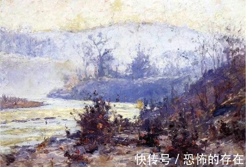 作品集&美国Theodore Clement Steele风景油画作品集