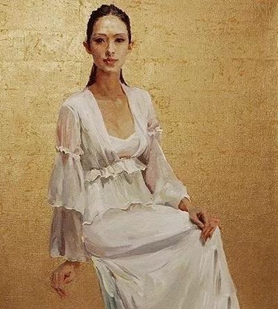 章子怡@画家夫妇请章子怡与林志玲当人体模特,出名后一幅画卖6000万