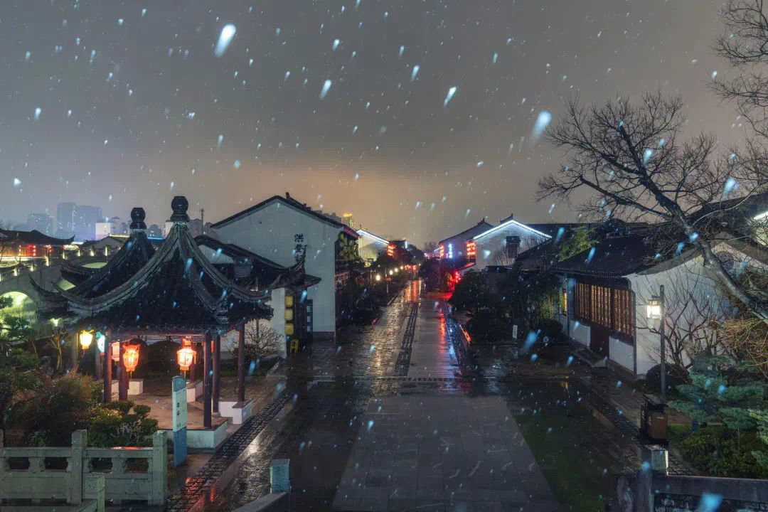 吴王夫差|都说一下雪，苏州便成了姑苏，遇见江南的绝美容颜