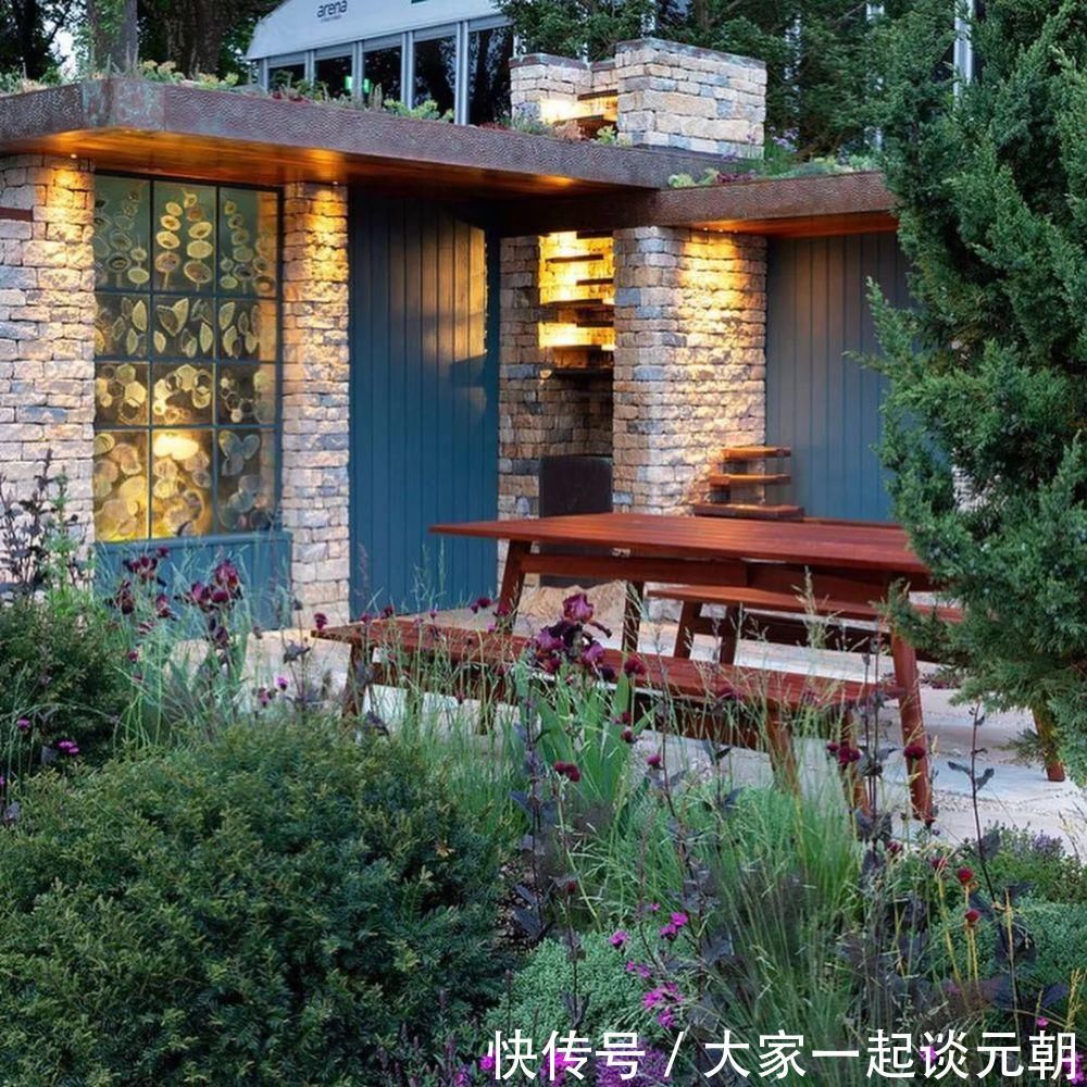 花园|25款花园灯光案例,用一缕柔和而诱人的光泽,打造浪漫唯美花园