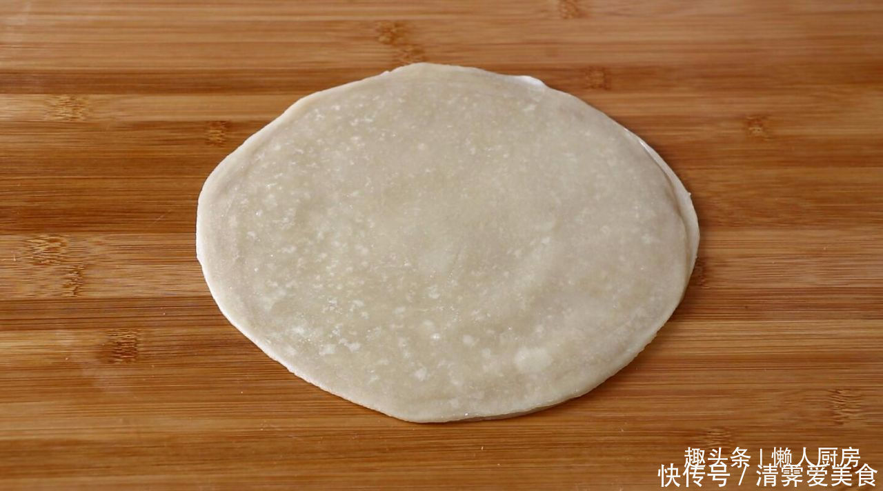 薄饼|这是薄饼最简单的做法,柔软筋道不破皮,放凉了也不发硬