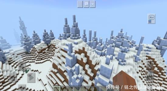 Minecraft 传说中冰刺之地 雪地中的村庄见过吗 还有绿宝石 快资讯