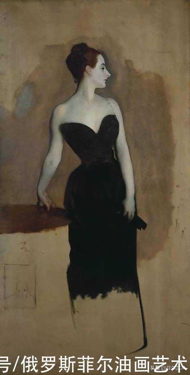 高特鲁夫人&美国伟大画家萨金特因《高特鲁夫人》作品,被法国艺术圈“封杀”