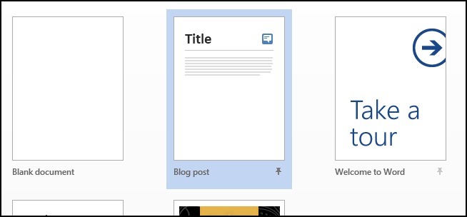 如何使用MicrosoftWord 2013创建博客文章