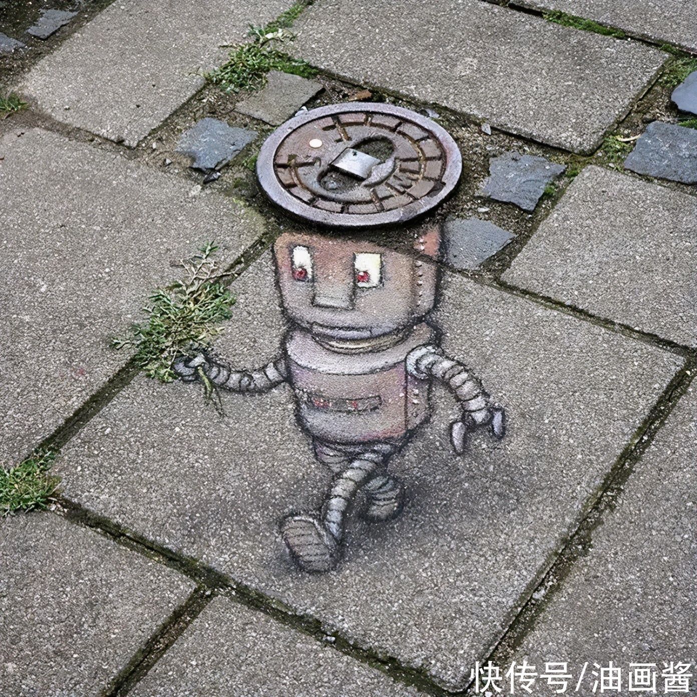 艺术！15幅极简涂鸦，网友：这才是街头艺术，多画一笔都多余