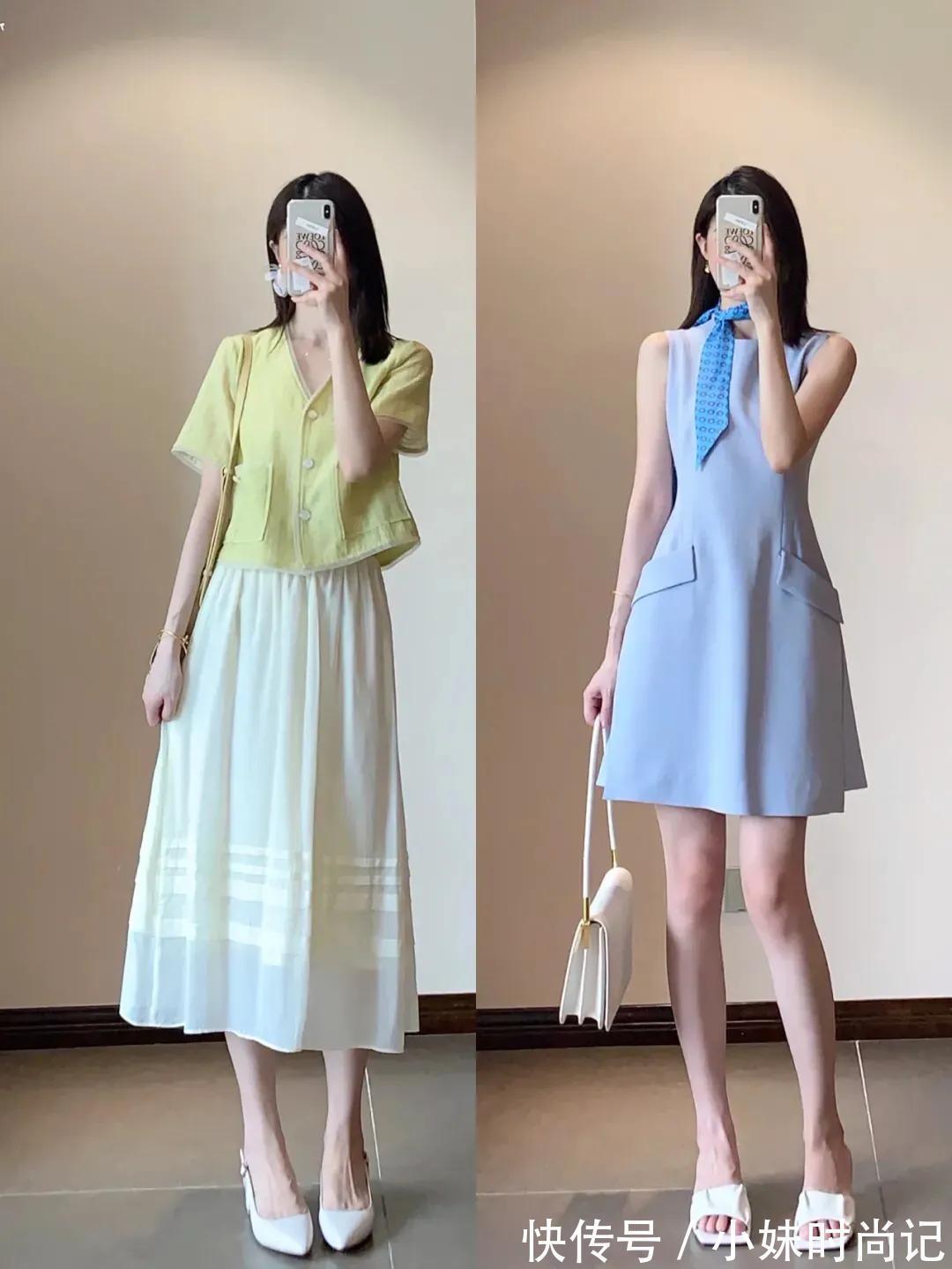 清新|三套颜色清新又舒服的小裙子