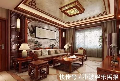 客厅|新中式风客厅，非常漂亮的效果图，聪明的人都很喜欢的新中式风格