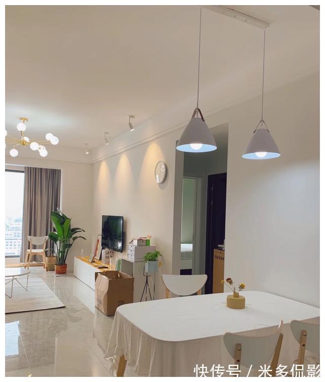 餐厅|她家80平米,还没入住就吸引了一帮邻居参观,简洁大方,太舒服了