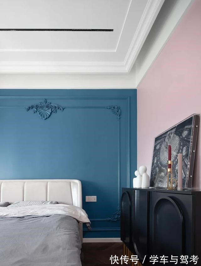 主卧|装修设计101平现代法式轻奢仪式感三居!