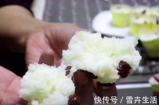 蛋糕|我家大米从不煮粥,这样做个个开花,米香十足比蛋糕还松软