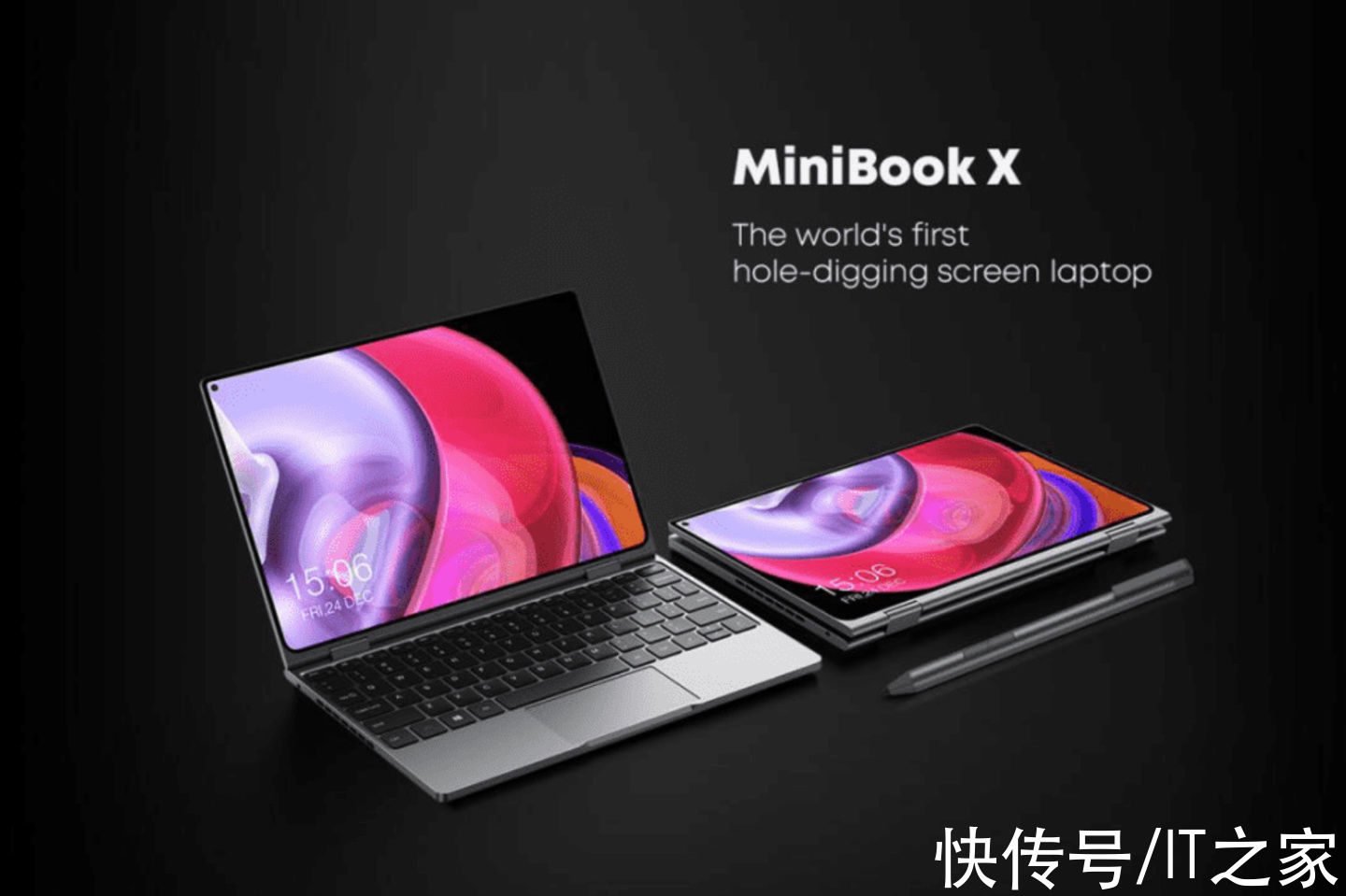 MiniBook|驰为发布 MiniBook X 翻转本：10.8 英寸 2K 屏，10nm 赛扬