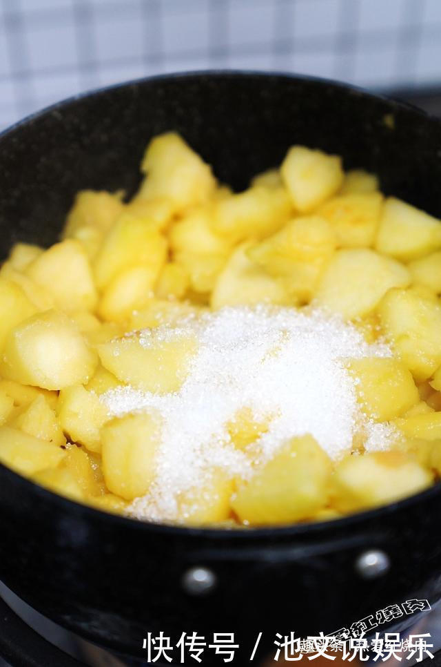 简单|苹果的这个吃法太棒了,外酥里嫩又香甜,关键是做法简单不用和面