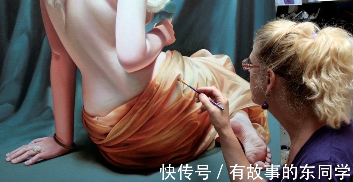 克洛斯#终极性感唯美,极致细节刻画——大师级别老奶奶的超写实神作