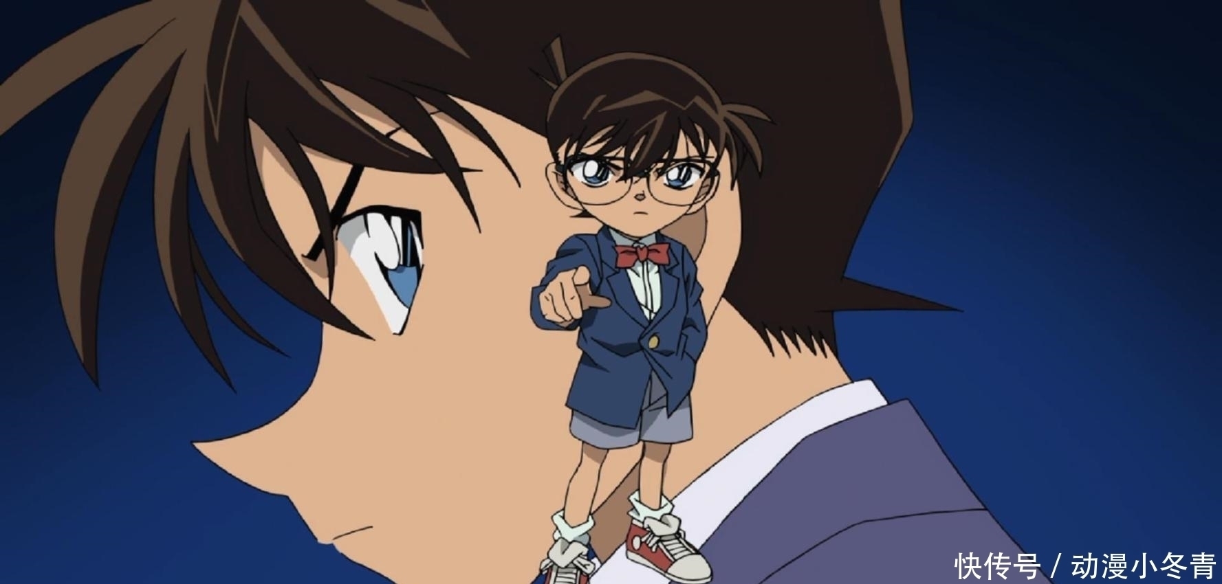 结局|柯南:还记得第一集开头吗?柯南喝药时的弹幕,细节暗示大结局!