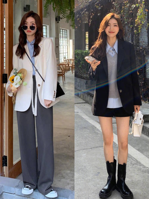 春季必备的小西装搭配合集，穿衣小白照着穿，给你满满的回头率！