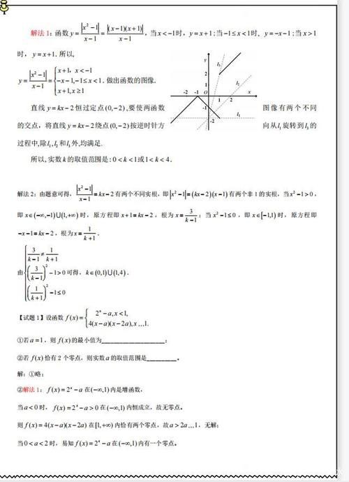 高中数学：一题多解题型汇总（各版块）高一、高二、高三都适用！