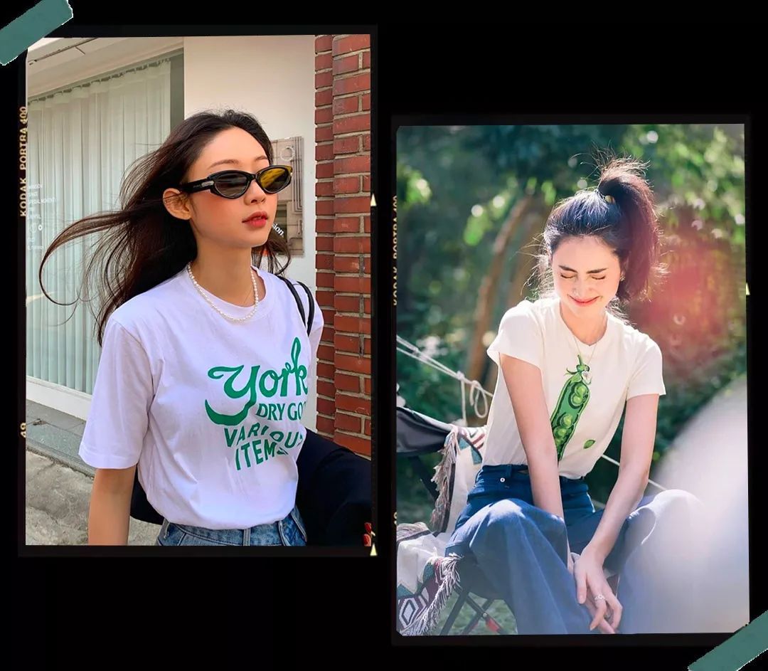 蕾丝|黑白灰穿腻了？今夏这6组彩色穿搭超显白，回头率100%