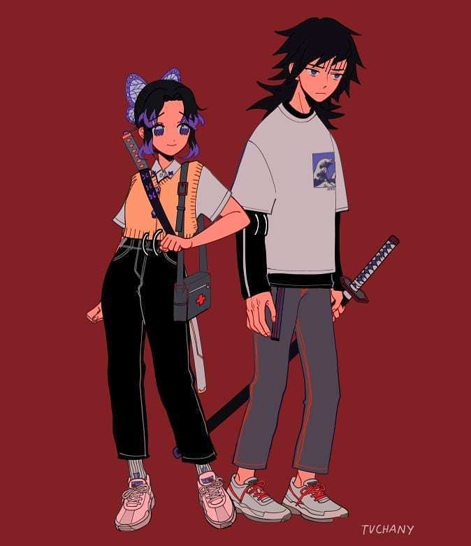 富冈义勇|用美漫风打开鬼灭之刃,伊之助是美女,蝴蝶忍和义勇像姐弟