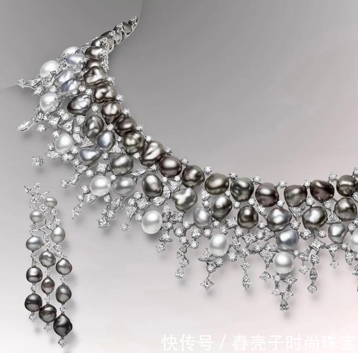 钻石&大自然的鬼斧神工,东西方的文化交融,日本风格的珍珠首饰