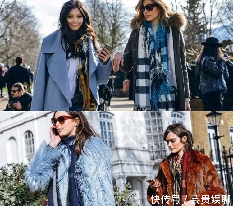 流行|围巾别再绕脖子系啦, 今年最流行的系法是这种! 保暖又时髦!