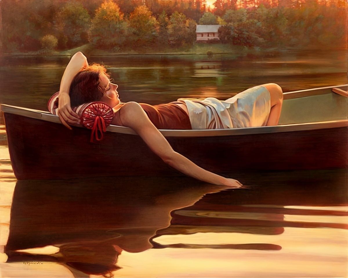 逼真|加拿大艺术家的超写实人体油画作品,细腻逼真,堪比高清照片