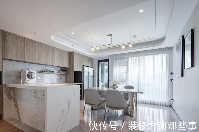 传达|175平现代风惊艳四居室,格调上的低奢传达出年轻化的空间理念