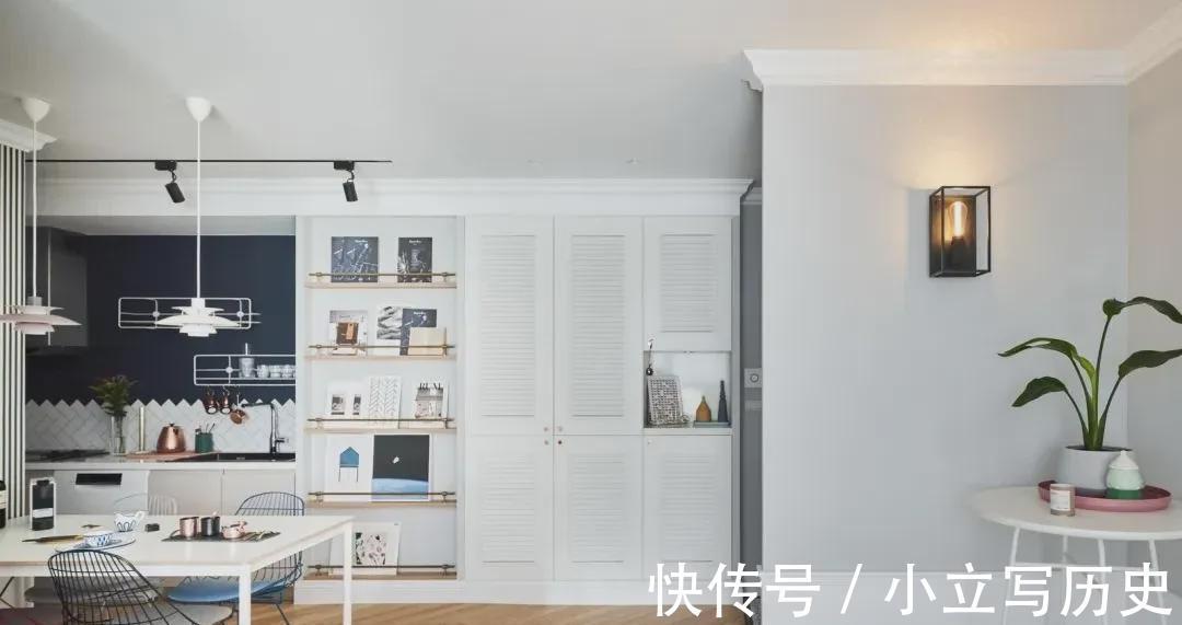 装饰画|70㎡北欧小公寓，简约、舒适、清新，这种感觉很舒心从容
