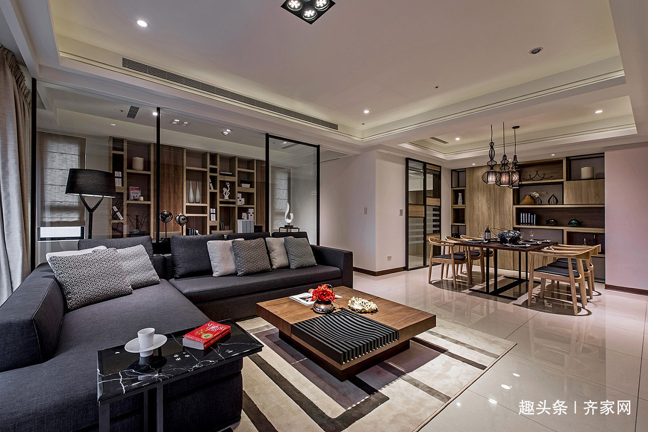 三居|现代风三居,体现实用性、简洁及现代生活的快节奏!