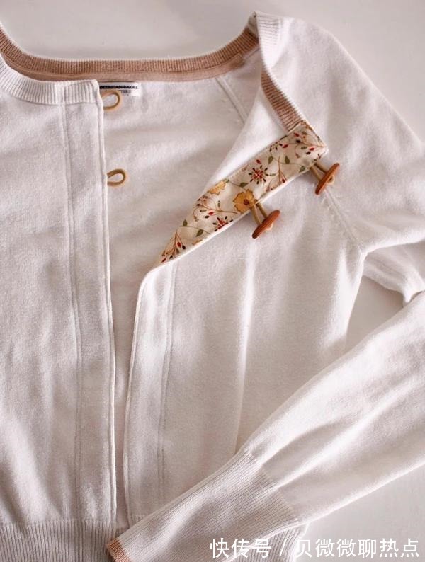 衣服|衣服上添加一排纽扣！原来可以如此简单，新手一看就明白的小技巧！
