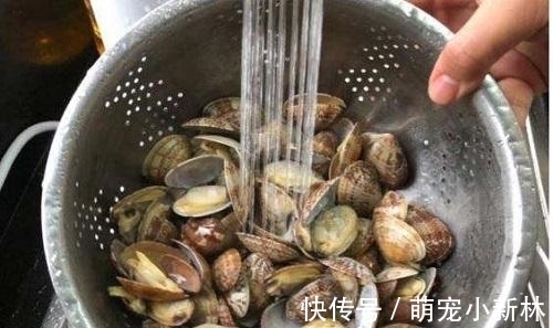 沙子|花甲还在用盐水去沙吗?饭店大厨教一招,2分钟将沙去的干干净净