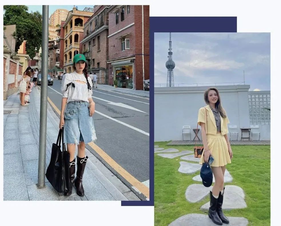 球鞋|中筒袜比丝袜更适合早秋搭配？拥有大长腿的球鞋女孩就是可以为所欲为