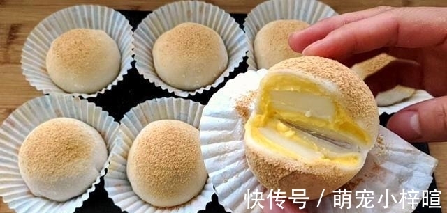 糯米粉|豆浆和糯米粉试试这样做,比雪媚娘还好吃,软糯拉丝放三天也不硬