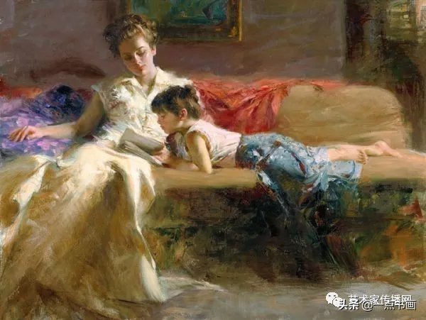 美术学院$皮诺德埃尼的油画人物,色彩斑斓,动静结合,光彩照人