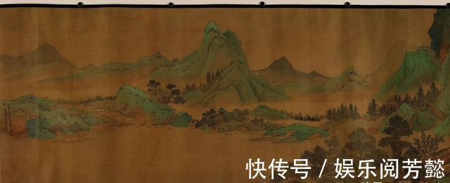 青山綠水卷|宋 劉松年款:青山綠水卷