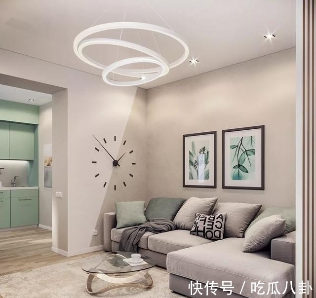 挂画|59平方米的网红设计款小户型,装修效果时尚且清新,非常实用好看