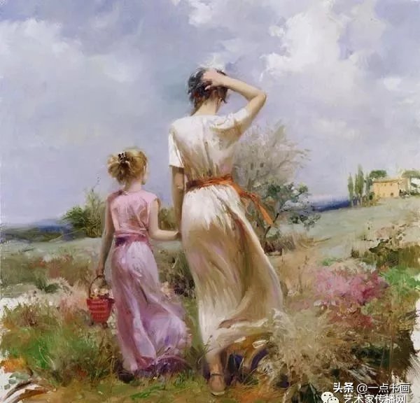 美术学院$皮诺德埃尼的油画人物，色彩斑斓，动静结合，光彩照人