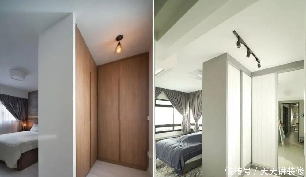 L型|毫不夸张，卧室里这样装个L型衣柜，完全可以抵得上一个衣帽间！