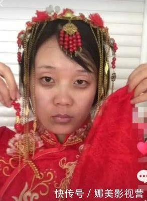 新郎|新娘大婚当天素颜把新郎吓跑,化妆后简直判若两人,网友:亚洲四大邪术不是闹着玩的!