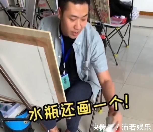 芥末#美术生的调皮日常画一个水瓶骗过老师,就连牛奶盒也可以画出来