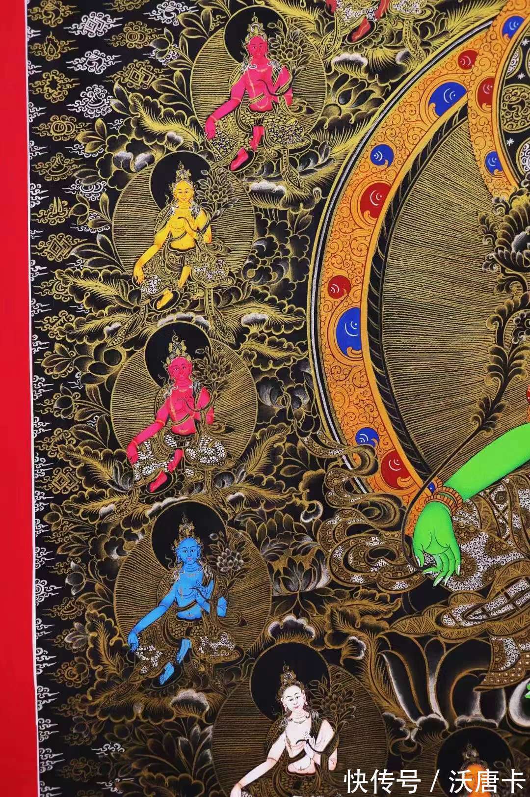 藏传佛教$二十一度母唐卡都表现了什么内容?