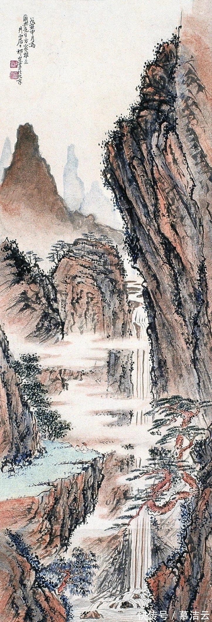 山水画$祁井西|一个有“怪癖”的山水画大家