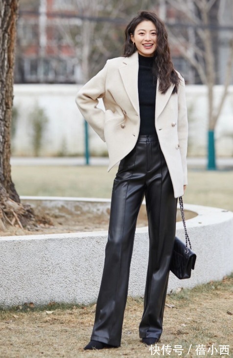 九分裤|穿西装外套别总是配裙子,搭配这些裤装更高级时髦,梨型身材必入