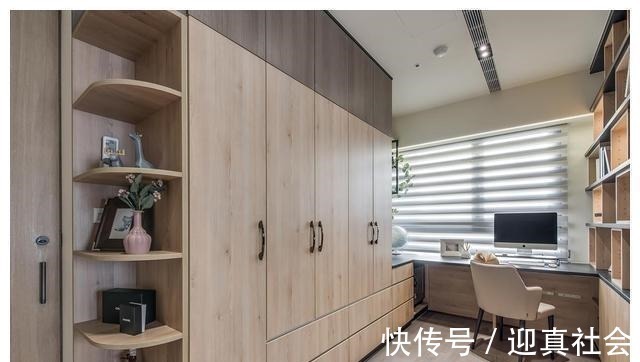 墙面|116㎡三居室，巧用室内门，打造极具灵活开阔感的新家！