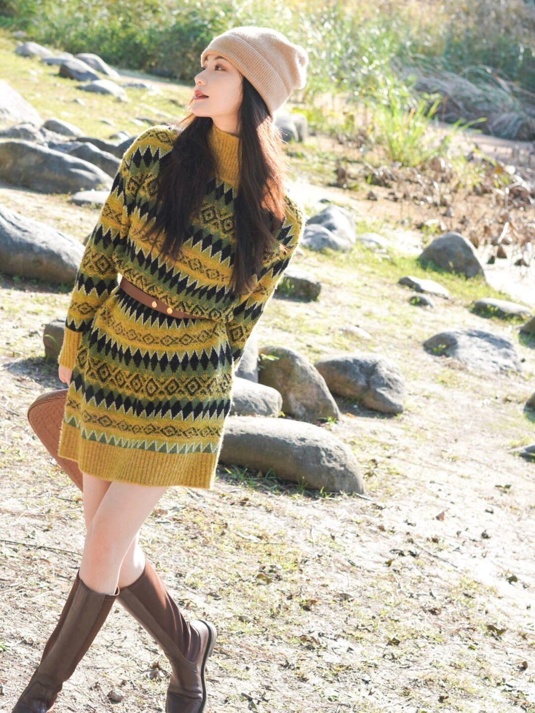 大衣 冬天只会穿黑白棕?试一试牛油果的配色,让你美翻这个冬季!